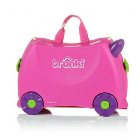 Trunki 儿童旅行箱行李箱 可坐式 粉色179元包邮(199-20)