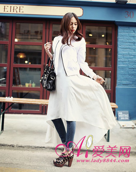 腿粗挫黑都不怕 燕尾裙遮藏问题腿,爱美网服饰推荐2012最流行的裙装