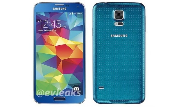 新款蓝色三星GALAXY S5曝光 前后都一致