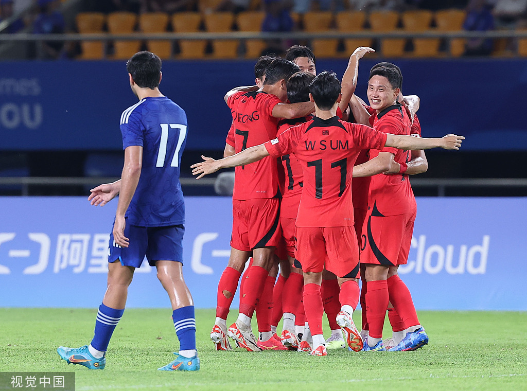 体坛联播|韩国男足亚运会9-0大胜,巴萨巴黎曼城欧冠取胜