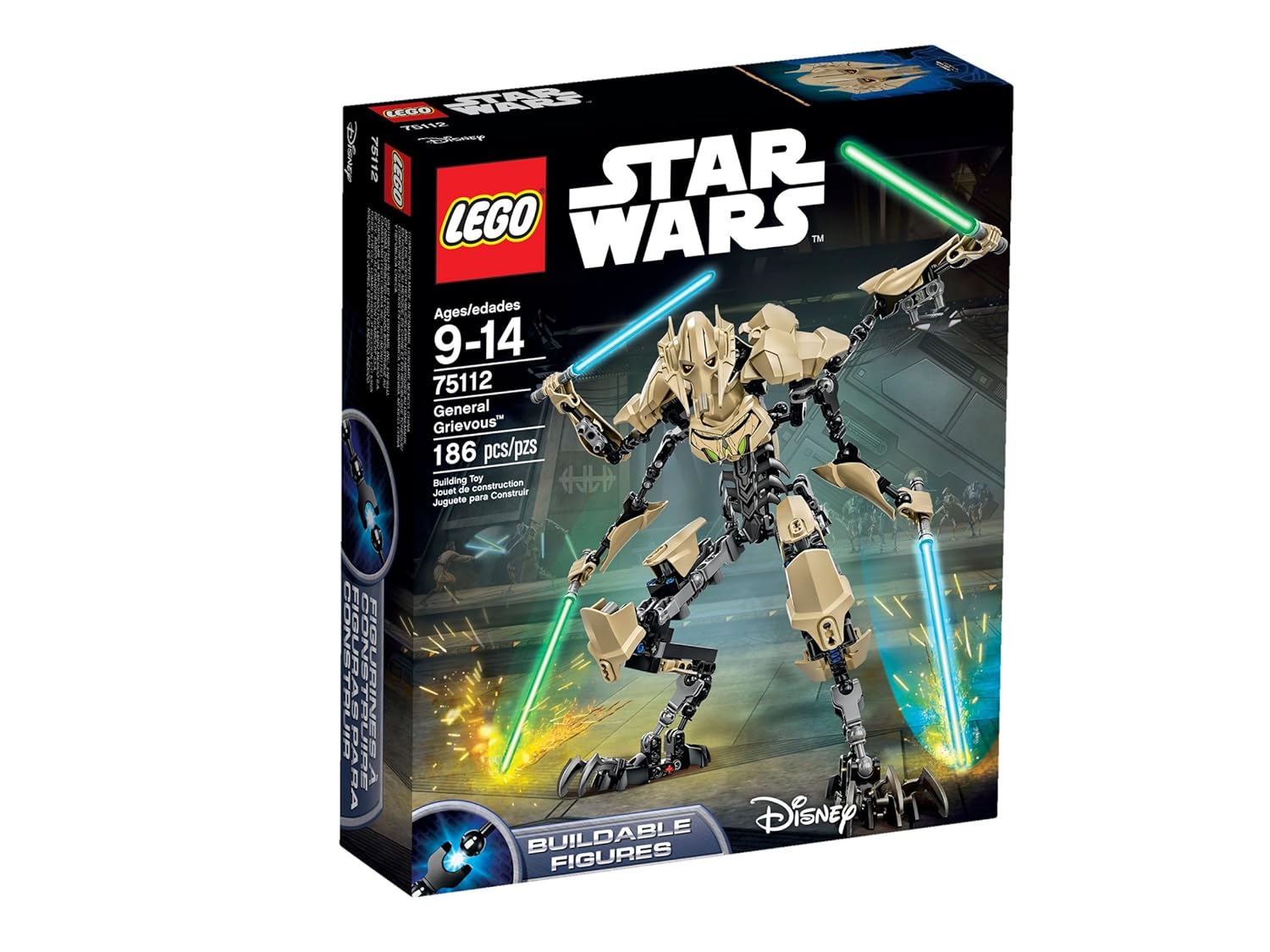 【转】LEGO 乐高 星战系列 75112 General Grievous 格里弗斯将军 $24.99(约¥220)