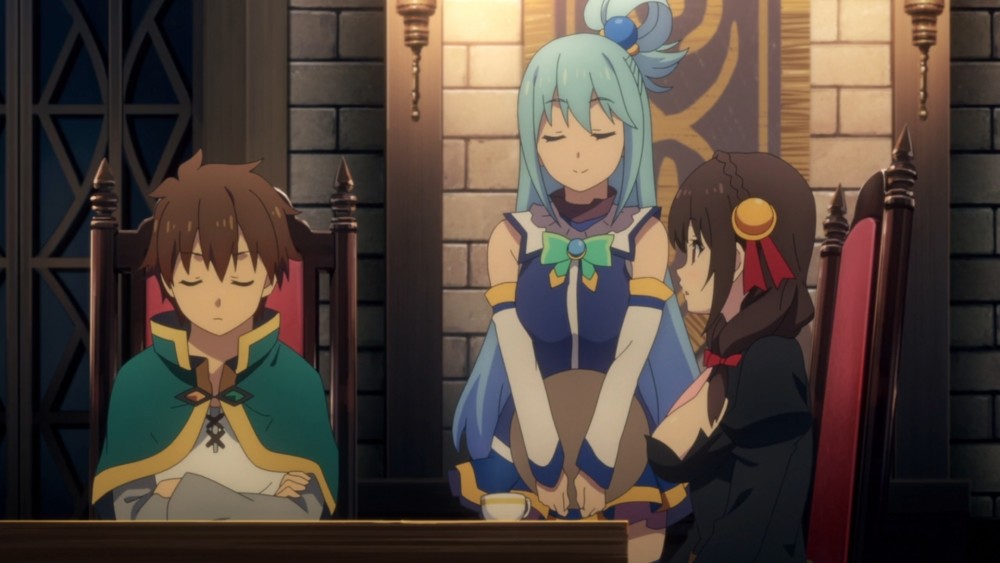 主动给客人上茶,为安慰佐藤和真提供膝枕,这还是阿库娅吗?