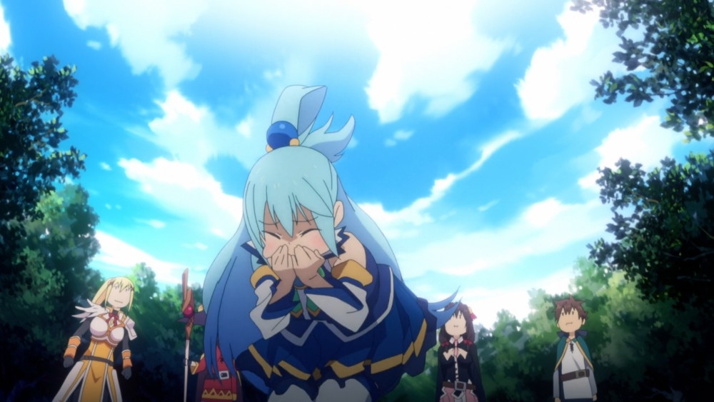 主动给客人上茶,为安慰佐藤和真提供膝枕,这还是阿库娅吗?