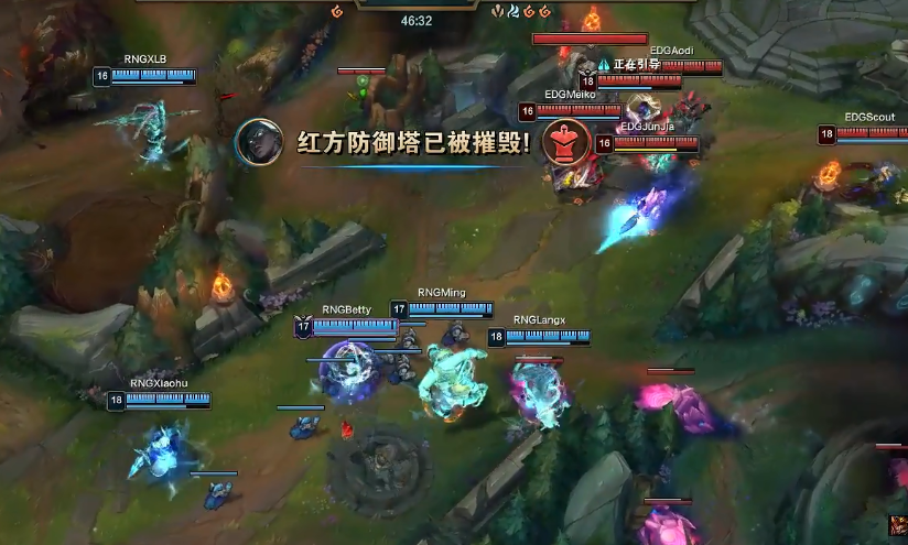 RNG对EDG的第三盘,为什么铁男一开始不放大?