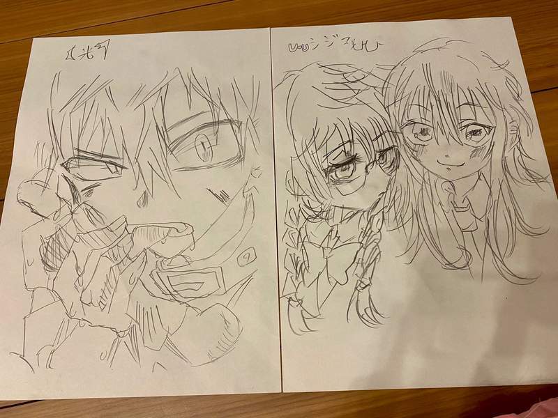 漫画家村田雄介女儿十岁的画力展现,强大的血统天赋展现