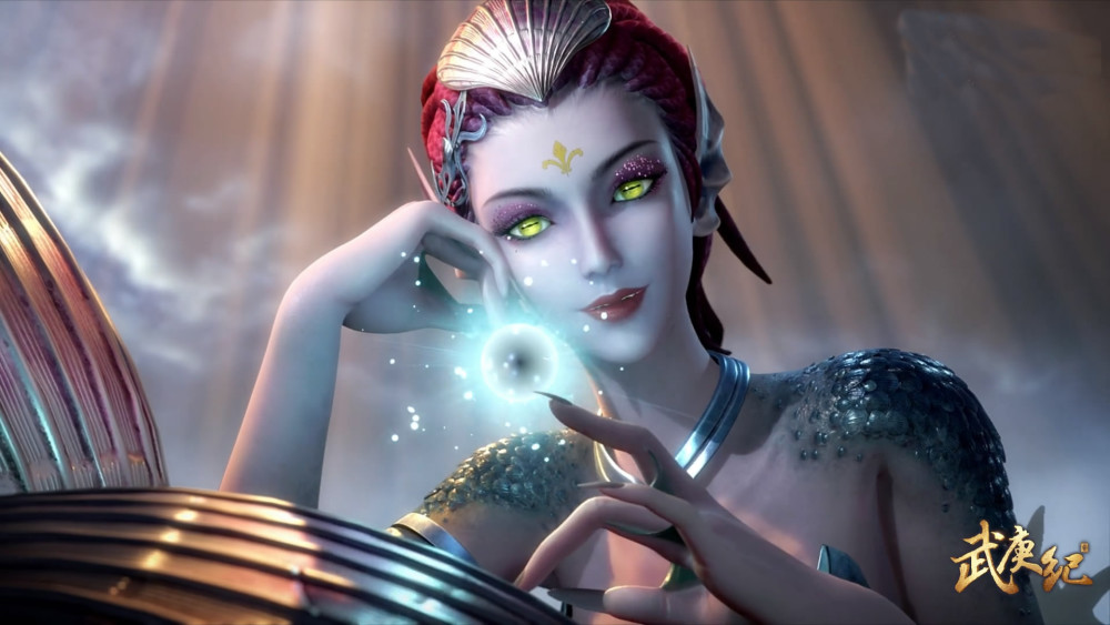 武庚纪:海妖之王小女儿上线,看清她的容颜后,武庚下不了手了