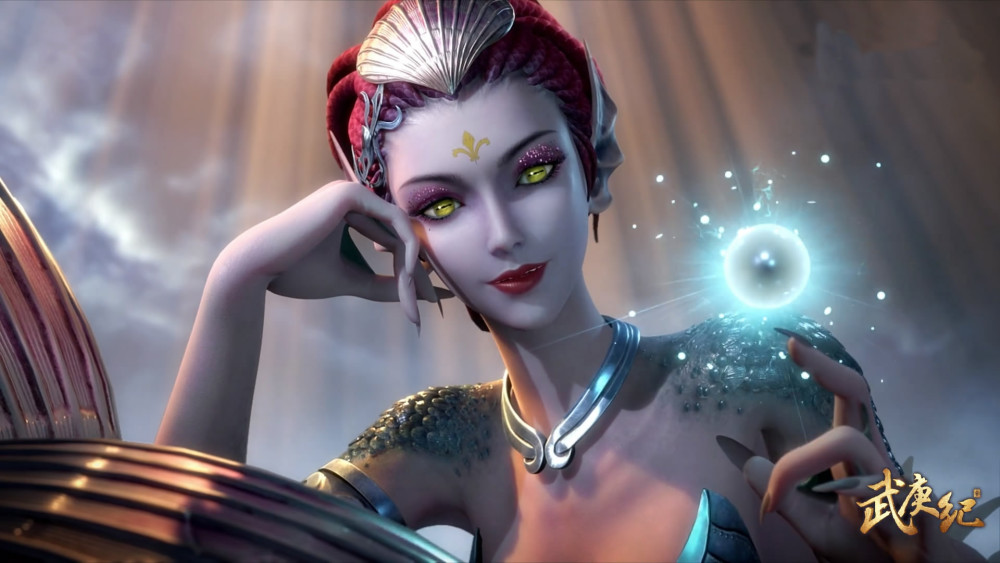 武庚纪:海妖之王小女儿上线,看清她的容颜后,武庚下不了手了