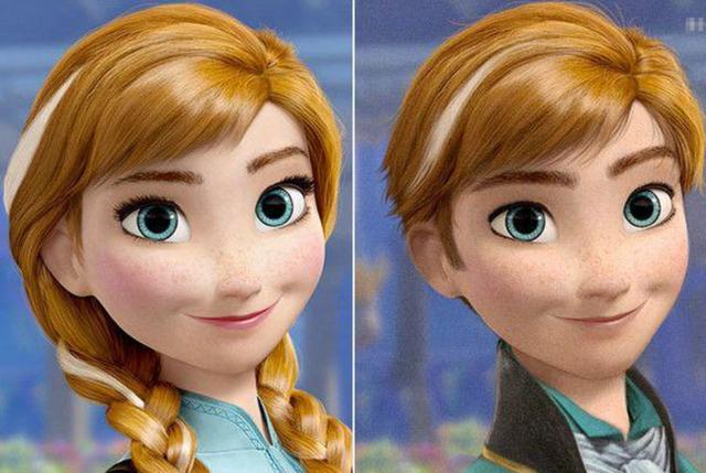 迪士尼公主变成男孩子也太可爱了吧!白雪公主变成小哥哥超帅!