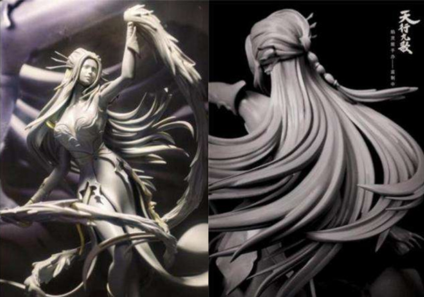 国漫手办讲究好看,比如肖凝儿,哥们看完背影就说他好了