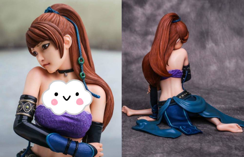 国漫手办讲究好看,比如肖凝儿,哥们看完背影就说他好了