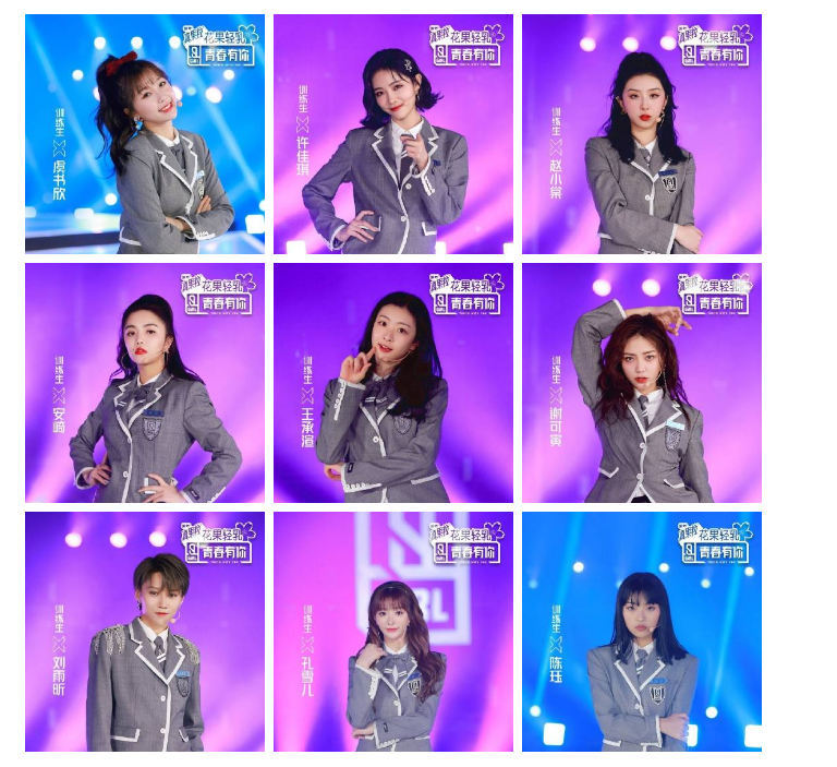 《青春有你2》第一次排名曝光,前9位暂不公布,秦牛正威排名第43