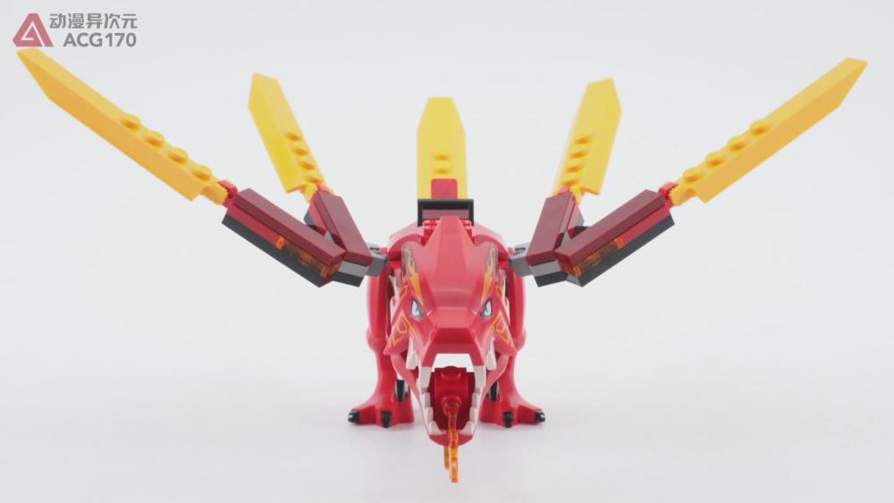 乐高积木 幻影忍者 71701 凯的火焰神龙 图文评测