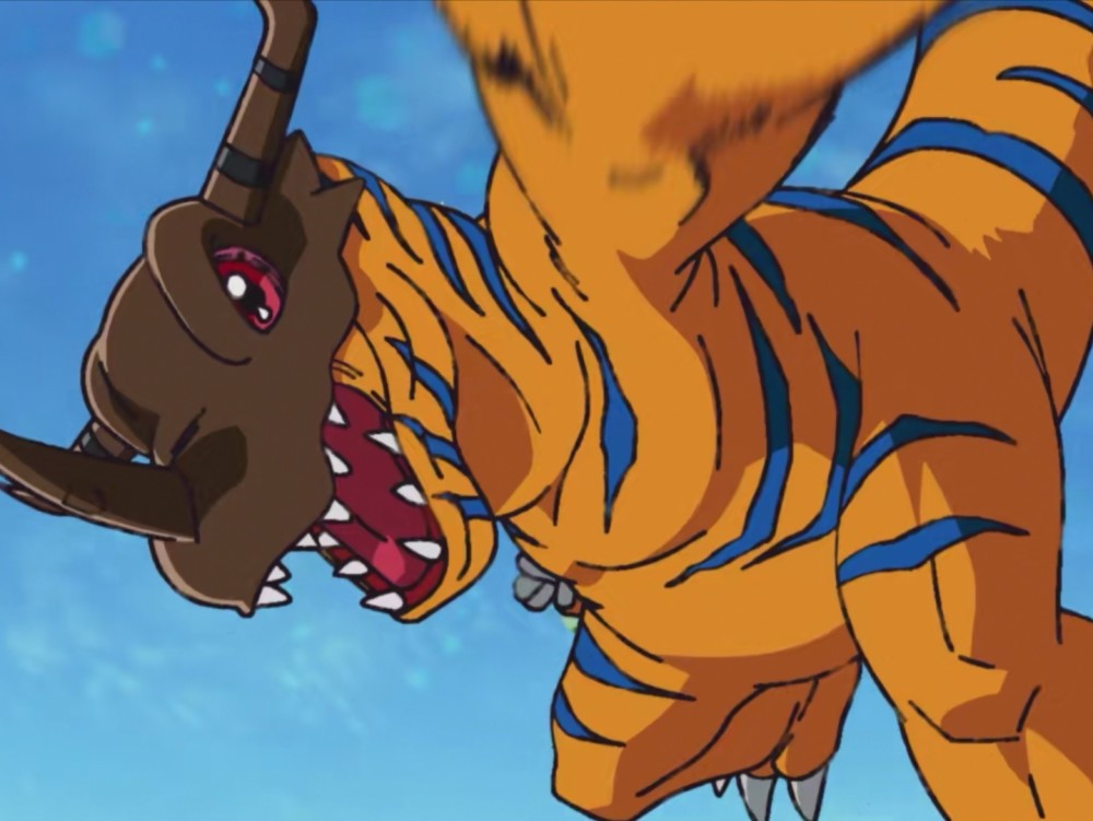 《新数码宝贝》第二集反派数码兽两次进化,太一阿和竟玩不起,奥米茄兽出现