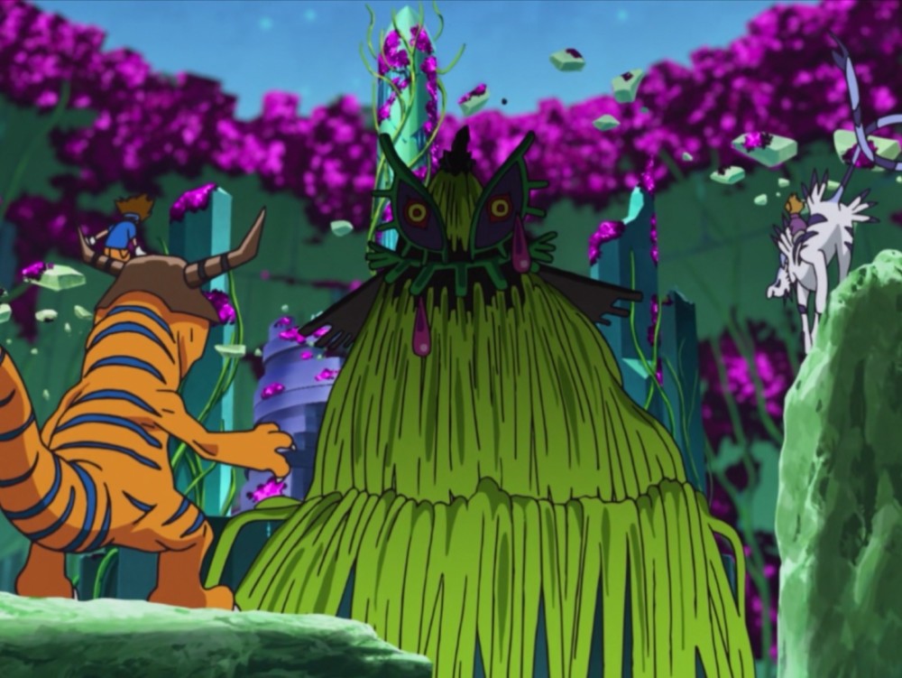 《新数码宝贝》第二集反派数码兽两次进化,太一阿和竟玩不起,奥米茄兽出现