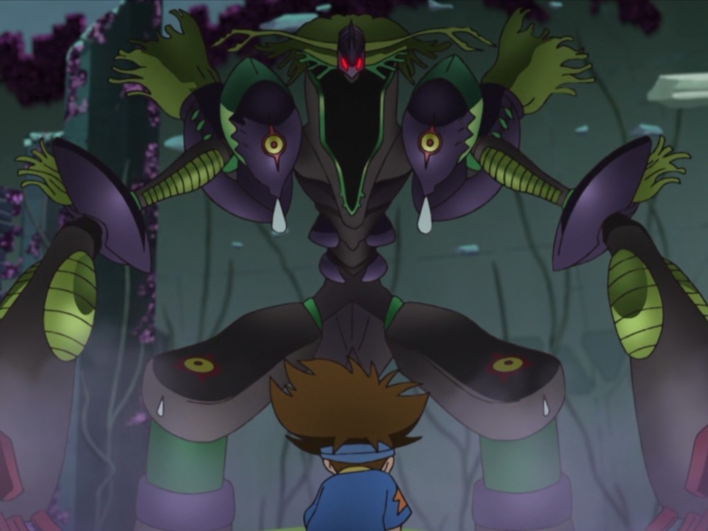 《新数码宝贝》第二集反派数码兽两次进化,太一阿和竟玩不起,奥米茄兽出现