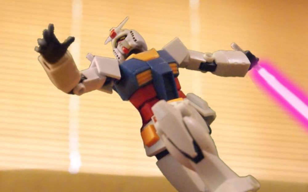 B站上的定格动画,新一代的高达毁灭者