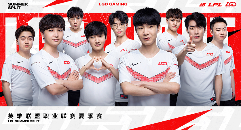 LPL夏季赛海报,VG多了一对双胞胎,圣枪哥不再是LNG核心