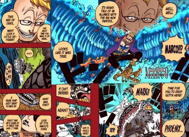 海贼王981话,三傻大闹“宝莱坞”,马尔科送大妈团回家