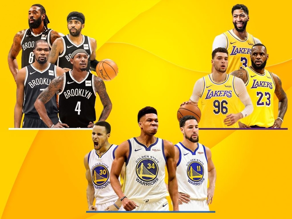 湖人篮网勇士三足鼎立!美媒预测超级球队上线,詹姆斯+浓眉+拉文?