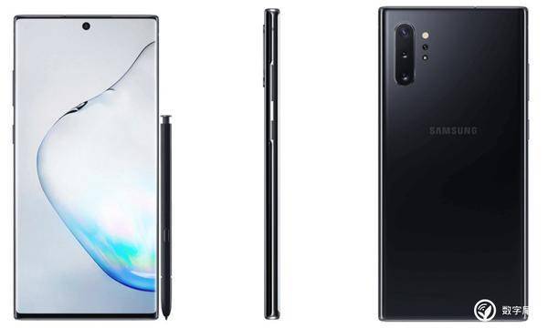 外媒曝 Galaxy Note 10+渲染图
