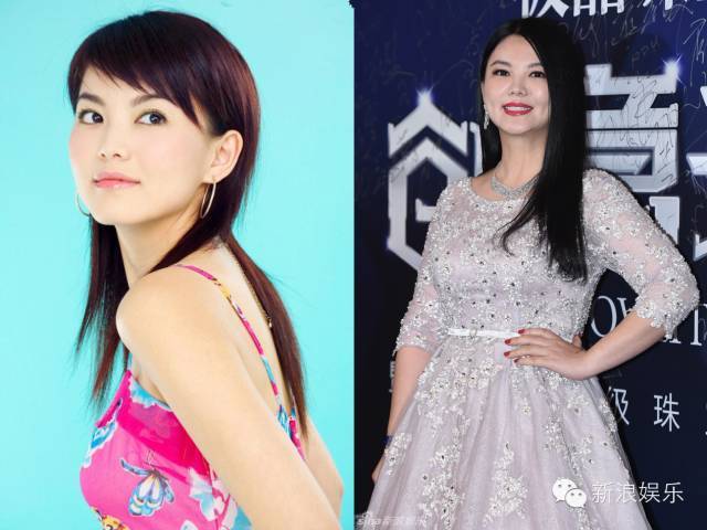 再精致的五官都扛不住肥胖侵蚀,这些明星胖若两人