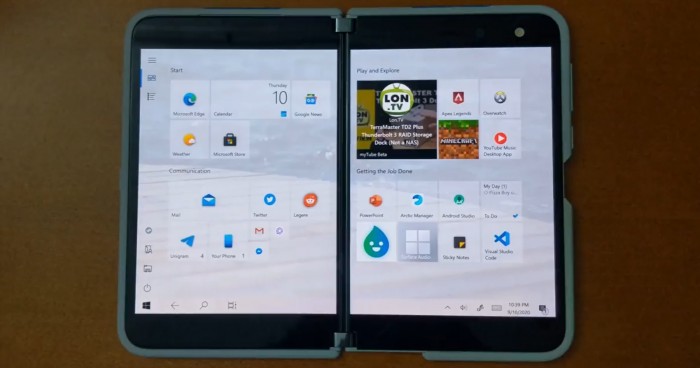 微软Surface Duo运行Windows 10会是什么样?