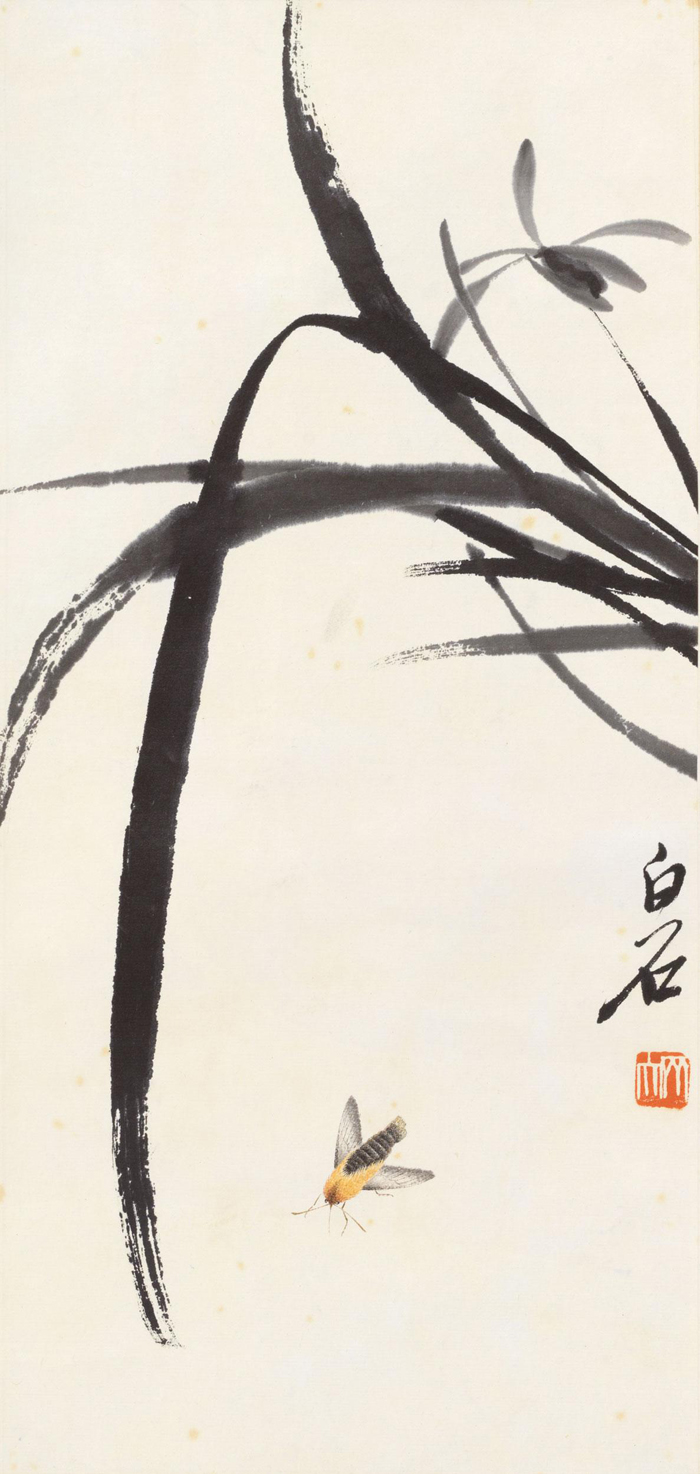 少白汤发周分享:都说齐白石画的虾好,其实他画的草虫比画的虾还要好