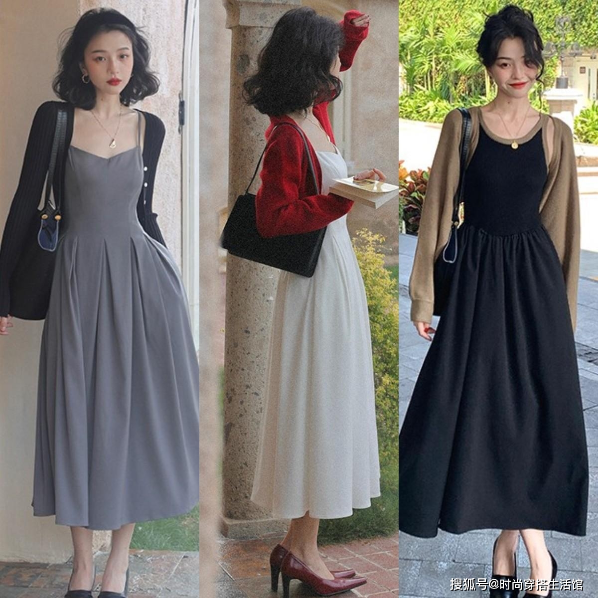 【花资】【转】立秋后火了一种穿法,叫:开衫+裙子,洋气显瘦不说,回头率超高