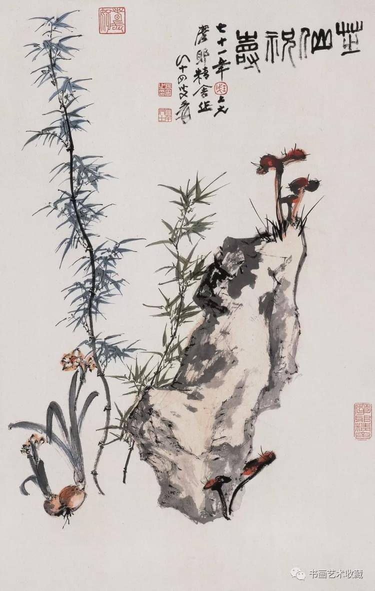 国画欣赏:张大千 花鸟作品选