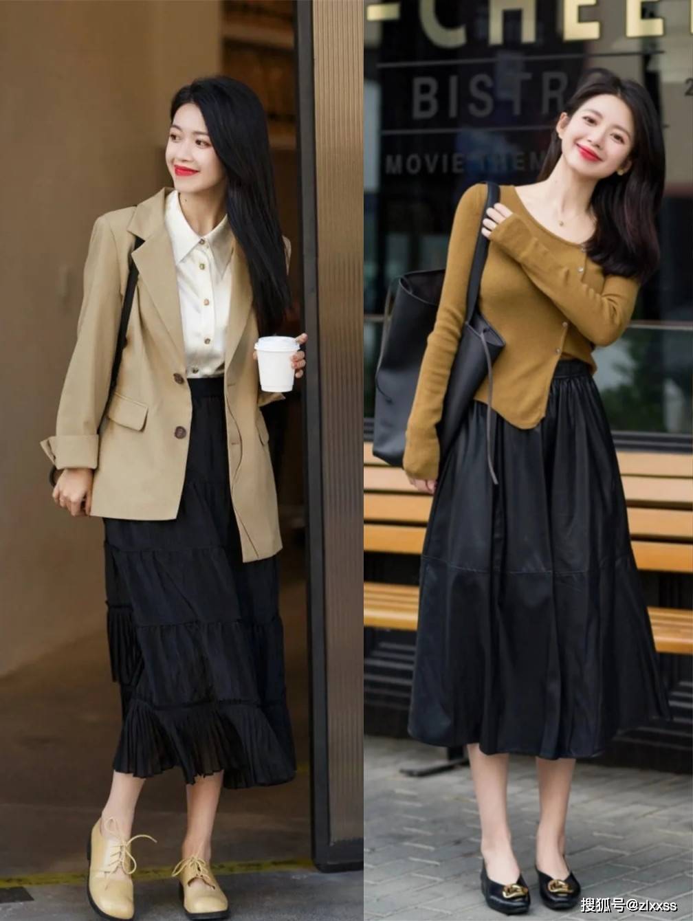 【时尚】【转】入秋之后,火了一种“氧气感”穿搭:清新减龄又养眼,真的好美