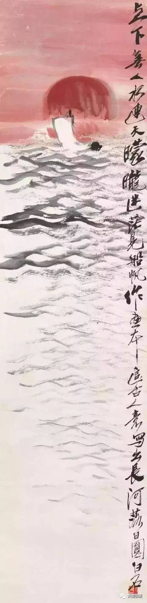 齐白石最具诗情画意山水画50幅!