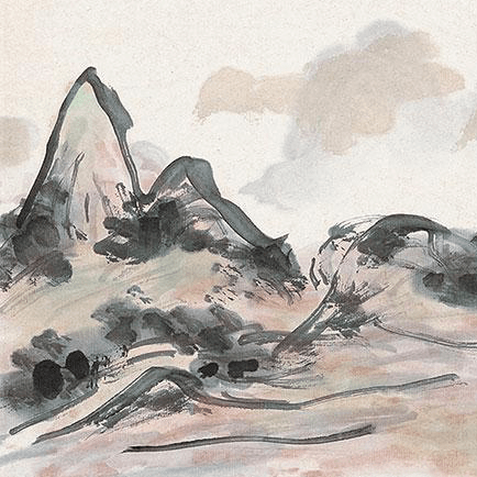 赏画|黄宾虹 《栖霞山居图》