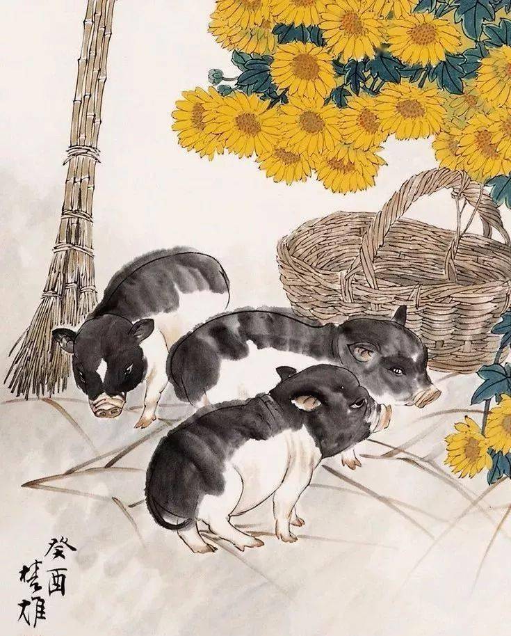 这画,“乡土味” 特浓
