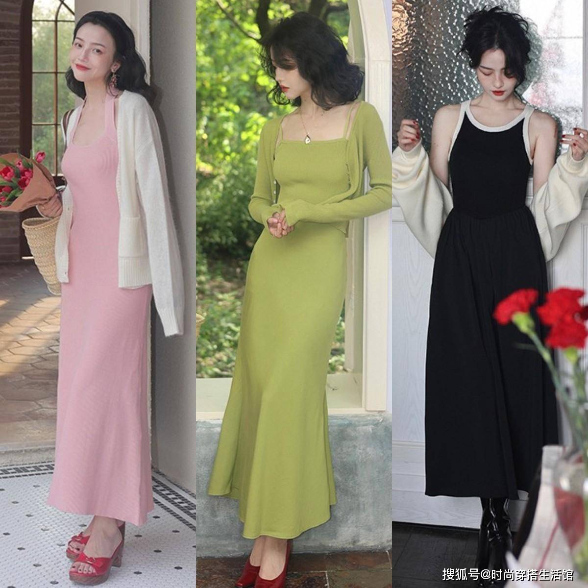 【花资】【转】立秋后火了一种穿法,叫:开衫+裙子,洋气显瘦不说,回头率超高