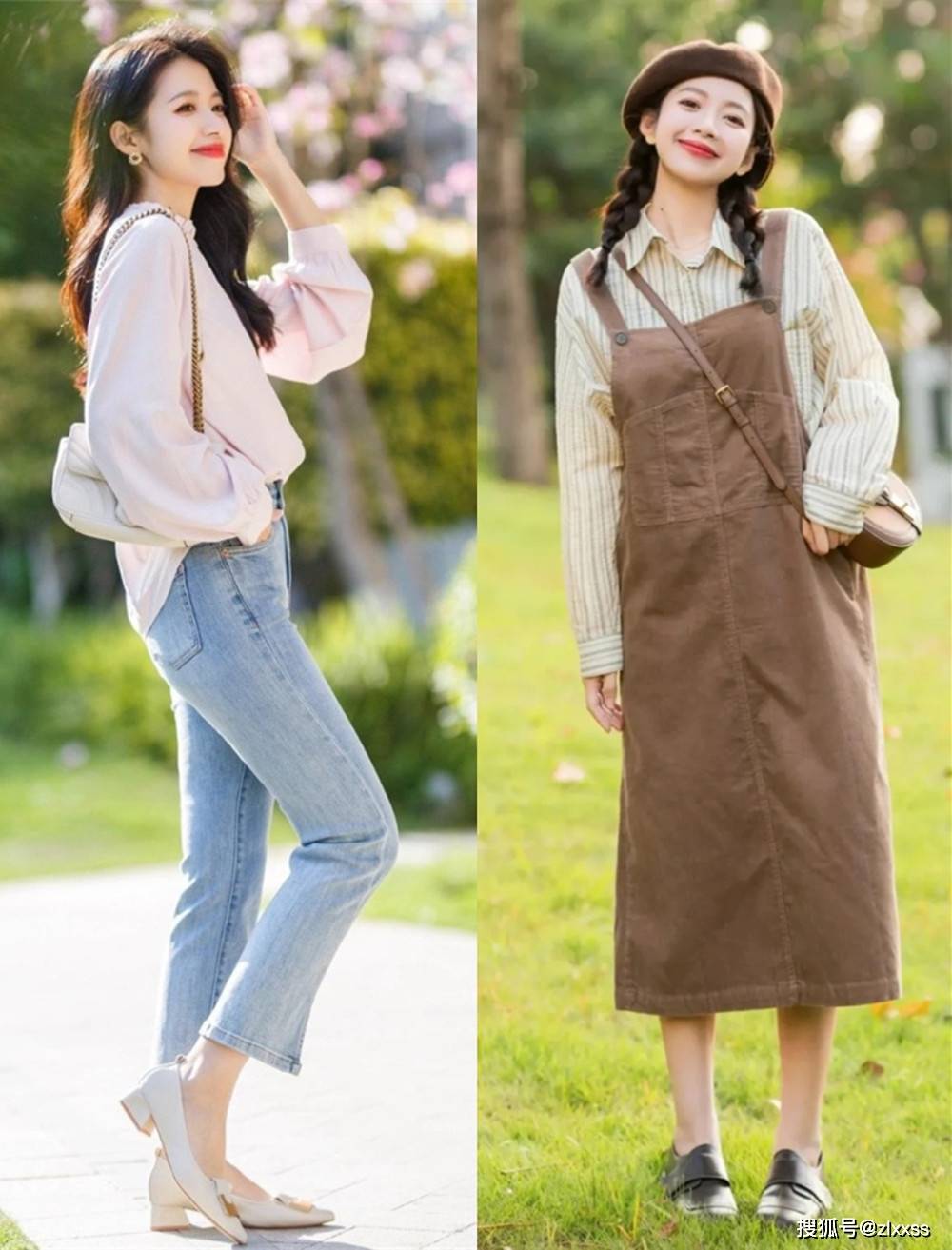 【时尚】【转】入秋之后,火了一种“氧气感”穿搭:清新减龄又养眼,真的好美