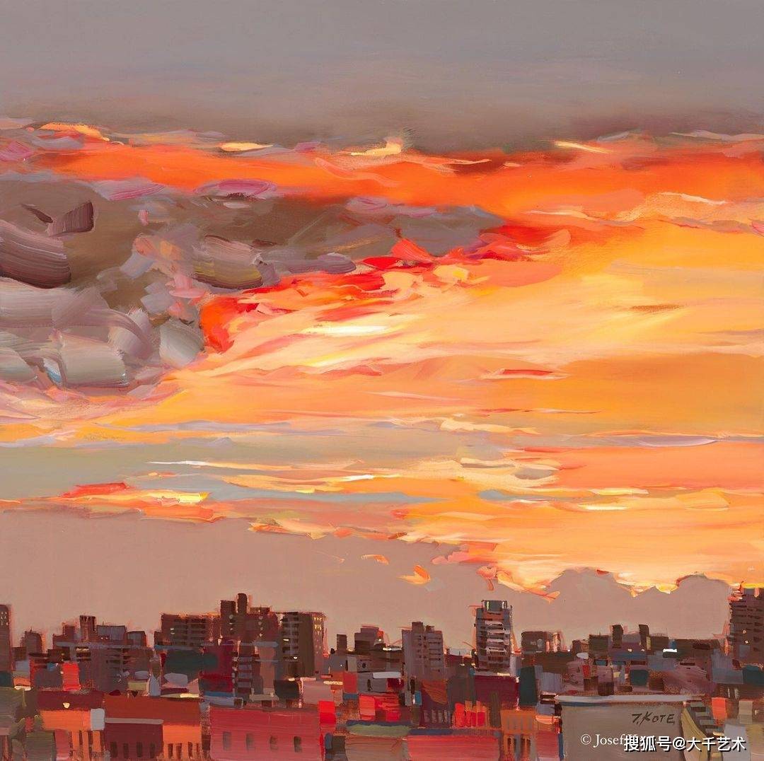 美国艺术家约瑟夫科特油画作品欣赏