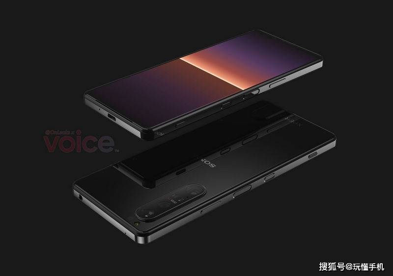 索尼Xperia 1 III渲染图曝光:后置竖向三摄,含潜望变焦镜头