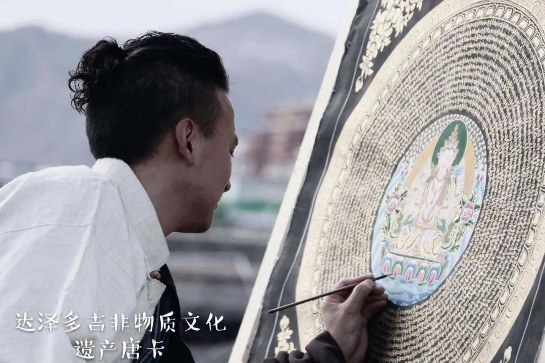 国家级非遗大师 【达泽多吉】讲解西藏唐卡五大画派