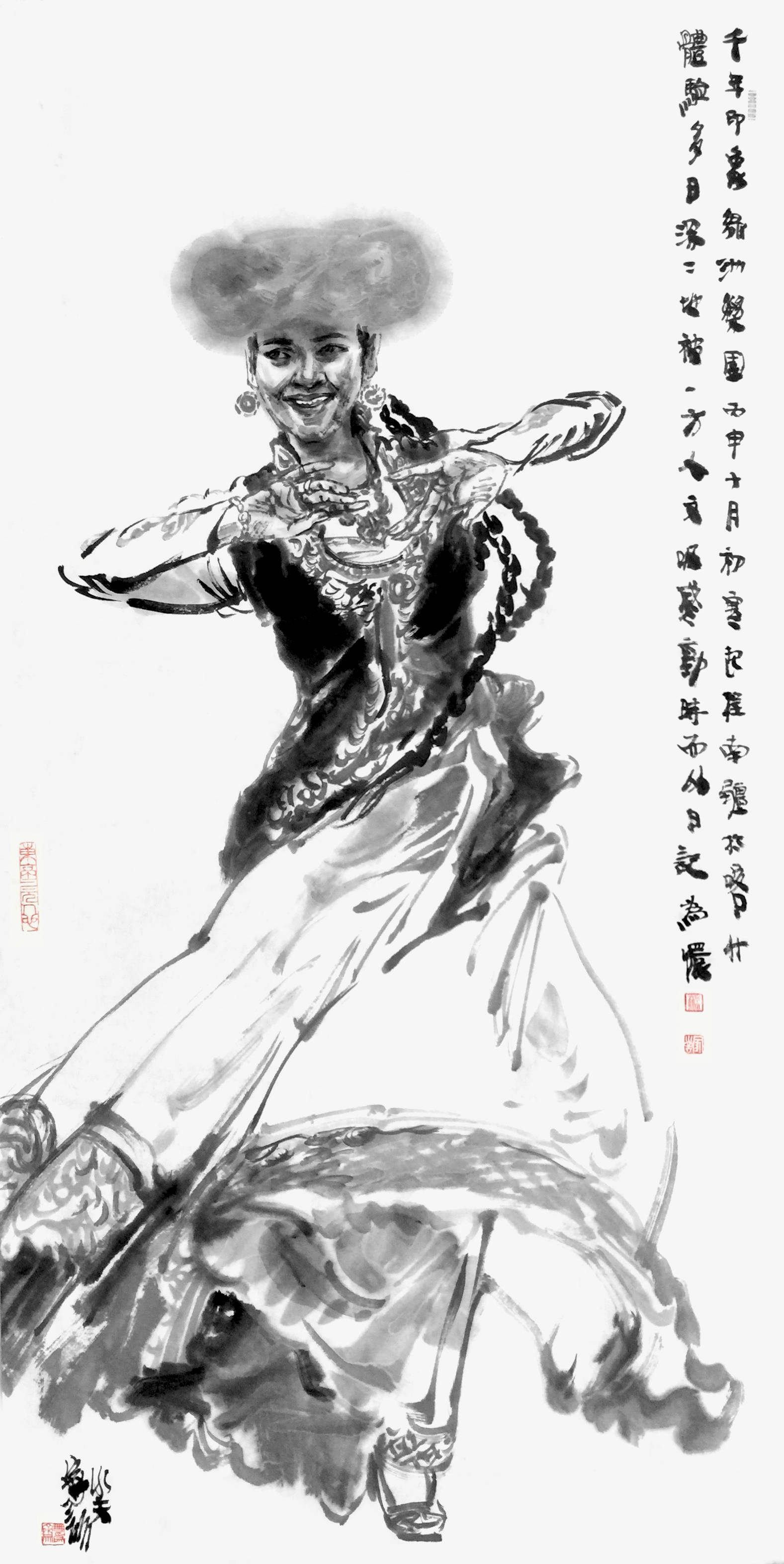 自知不自足 他一直在绘画的路上探索前行,不忘初心
