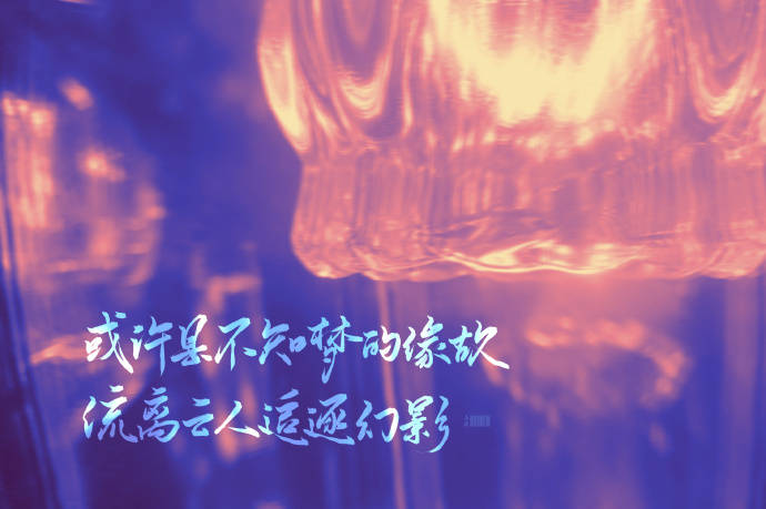 投向你的眼睛,我望见一池波光粼粼