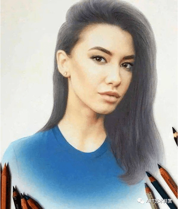 俄罗斯美女艺术家——宛如高清照片般的铅笔画