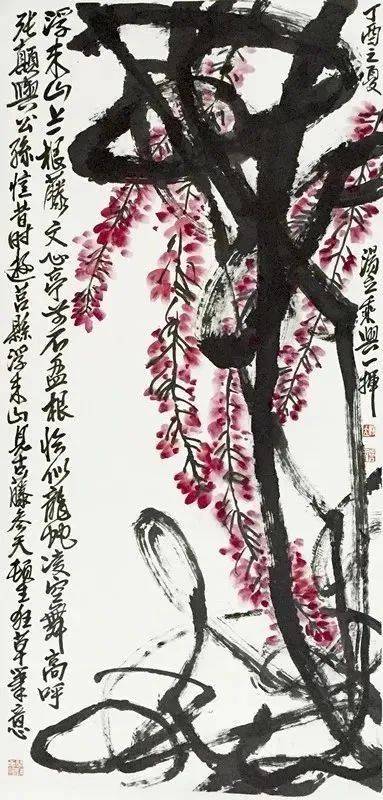 6岁开始画画,在其父亲鼓励和指点下沿着古人的道路继承发展