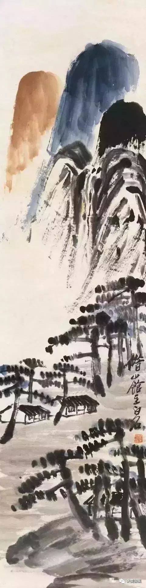 齐白石最具诗情画意山水画50幅!