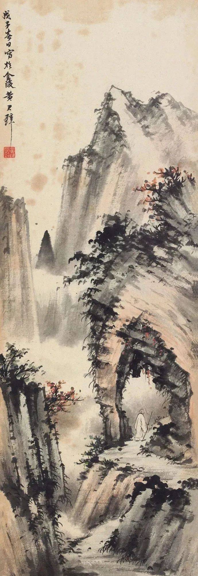 秀美国画山水,自成一格,气势万千