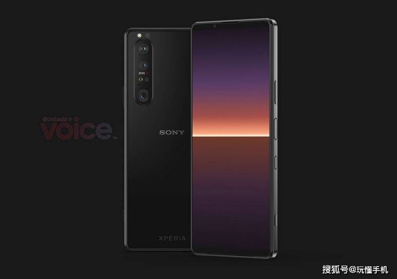 索尼Xperia 1 III渲染图曝光:后置竖向三摄,含潜望变焦镜头
