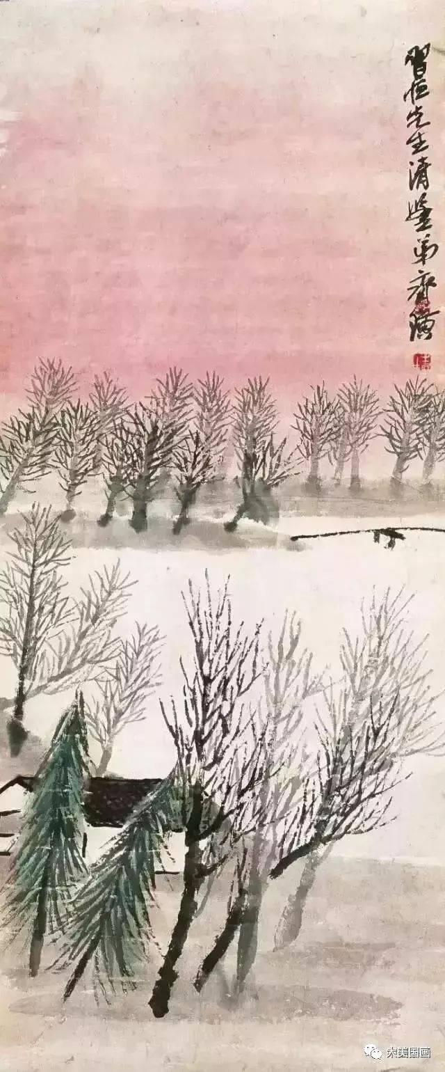 齐白石最具诗情画意山水画50幅!