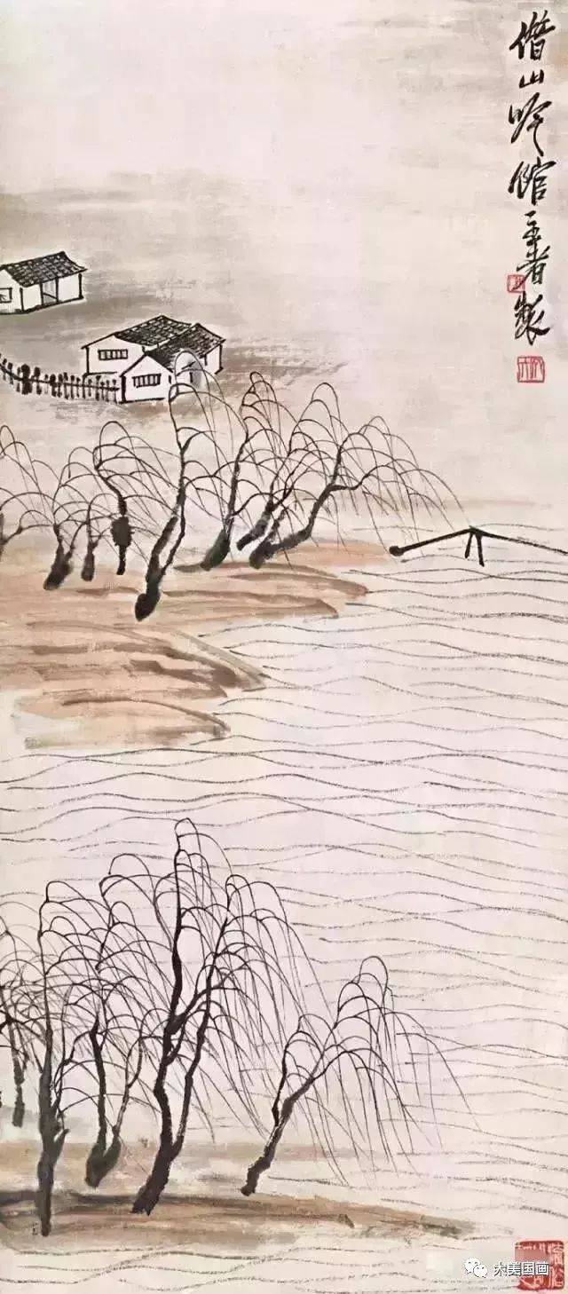 齐白石最具诗情画意山水画50幅!