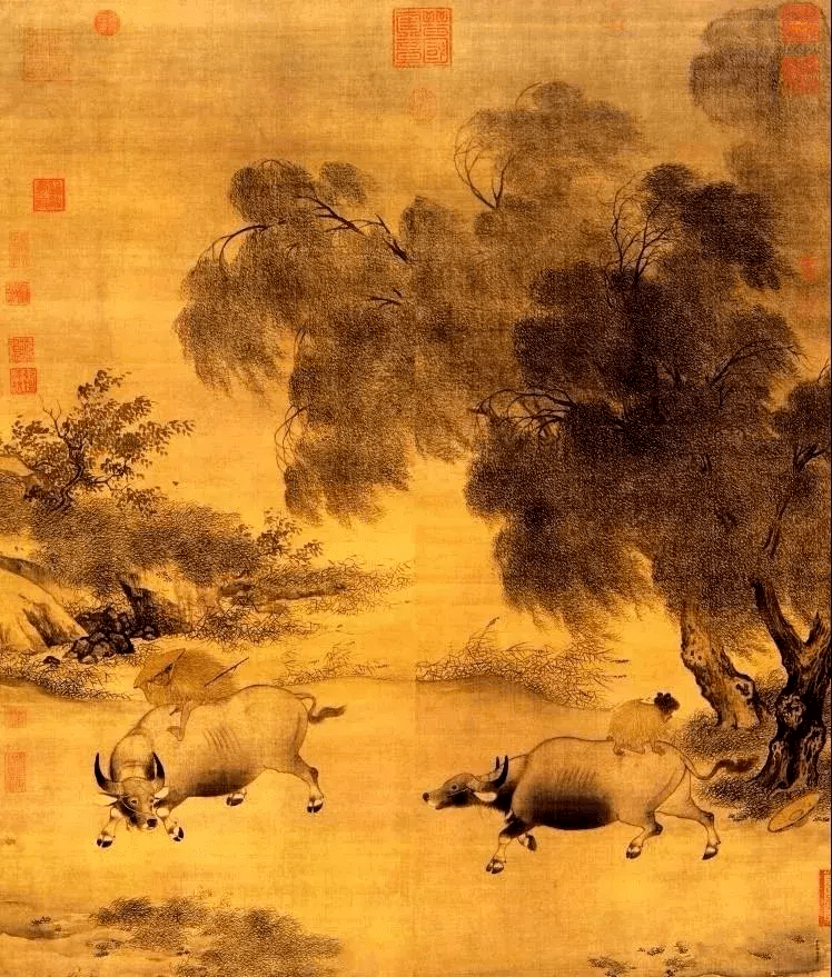 书画家影像网|十大名家画的牛,牛气冲天