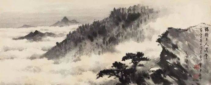 秀美国画山水,自成一格,气势万千