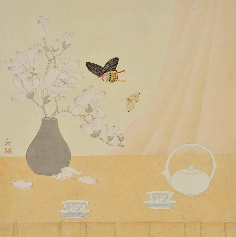 百年知遇:岭南与海派花鸟画交流展在广州陈树人纪念馆展出